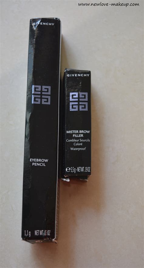 Givenchy Eyebrow Pencil, Mister Brow Filler Brunette Review, 